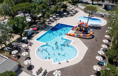 Lido Adriano House | Ferienpark Marina Camping Village Lodge PET für 5 Personen