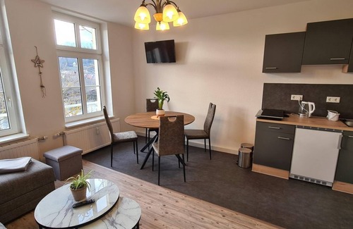 Bad Koesen Apartment | Ferienwohnung SaaleMaus - apartment/flat, bathroom, WC, 1 bedroom