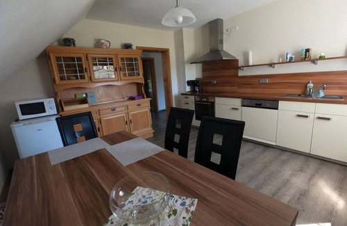 Oberhausen bei Kirn Apartment | Ferienwohnung Tine - Appartement/fewo, Dusche und Bad, WC, 1 Schlafraum