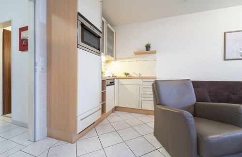 Scharbeutz Apartment | Ferienwohnung 5 mit Balkon in der Strandburg in Scharbeutz