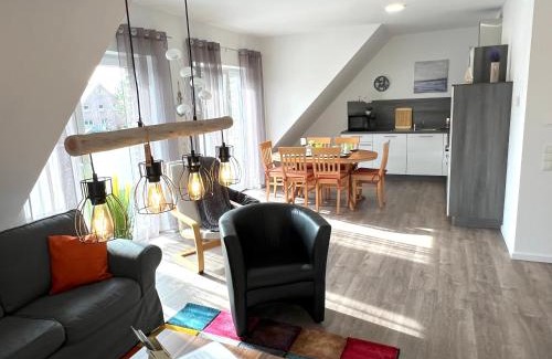 Papenburg Apartment | Ferienwohnung "Atlantis" Papenburg Balkon Einbauküche Neubau 74 qm Free Wifi 2 Schlafzimmer 4 Personen