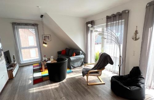 Papenburg Apartment | Ferienwohnung "Atlantis" Papenburg Balkon Einbauküche Neubau 74 qm Free Wifi 2 Schlafzimmer 4 Personen