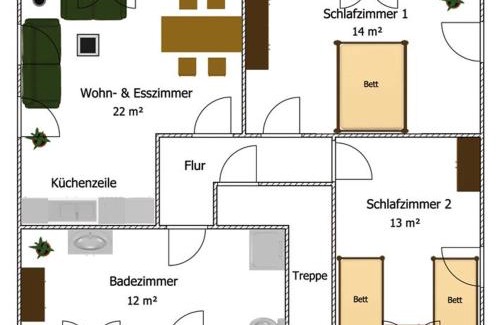 Klingberg Apartment | Ferienwohnung auf einem Reiterhof