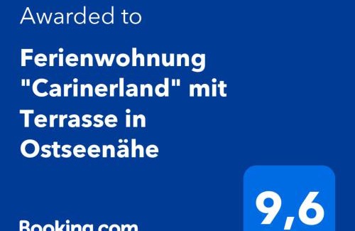 Kamin Apartment | Ferienwohnung "Carinerland" mit Terrasse in Ostseenähe