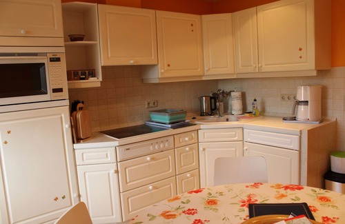 Schmogrow Apartment | Ferienwohnung Hänelt - Fewo, SZ, WZ, Du/wc, Küche, Terrasse