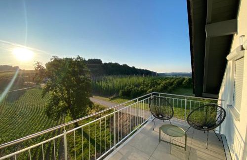 Tettnang Apartment | Ferienwohnung Hopfenblick Dachterasse 3SZ Bodenseeregion
