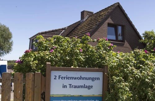 Maasholm Apartment | Ferienwohnung i. Traumlage Direkt a. d. Schlei i. Maasholm mit Terrasse/garten