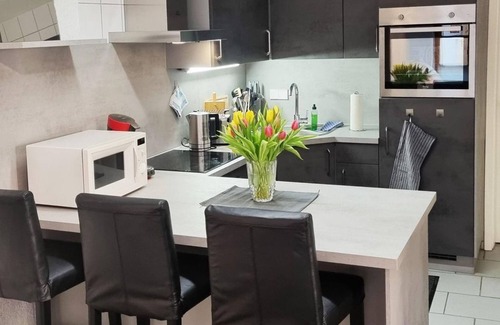 Abtweiler Apartment | Ferienwohnung "Im Hof" - Appartement/fewo, Dusche, WC, Wohn-/schlafraum