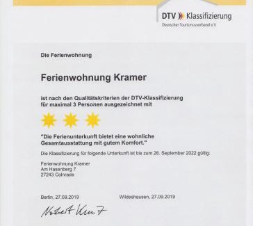 Colnrade Apartment | Ferienwohnung Kramer