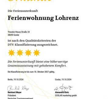 Vienenburg Apartment | Ferienwohnung Lohrenz