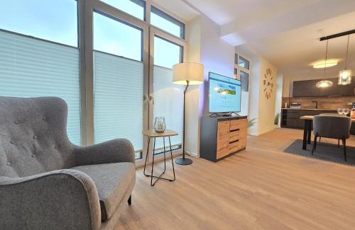 Suderneuland I Apartment | Ferienwohnung Meeresrauschen mit Sauna Haustier erlaubt