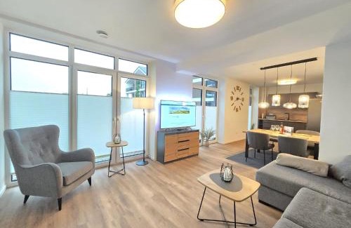 Suderneuland I Apartment | Ferienwohnung Meeresrauschen mit Sauna Haustier erlaubt