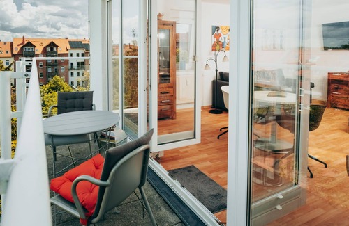 Andreasvorstadt Apartment | Ferienwohnung Panoramablick