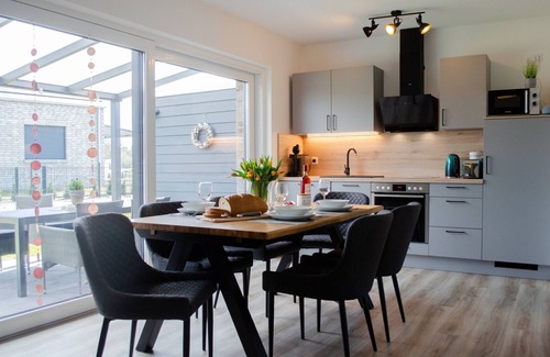 Barssel Apartment | Ferienwohnung Sonnenwinkel am Harkebrügger See mit Sauna