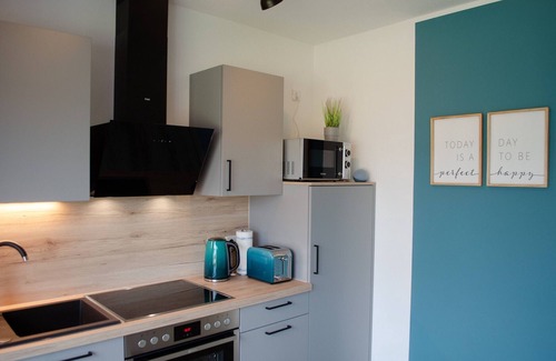Barssel Apartment | Ferienwohnung Sonnenwinkel am Harkebrügger See mit Sauna