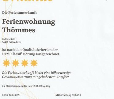 Grafendhron Apartment | Ferienwohnung Thömmes