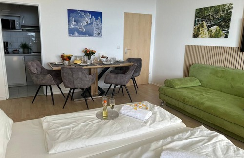 Geyersberg Apartment | Ferienwohnung Uns Uwe mit Balkon