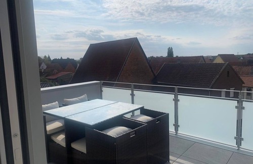 Insheim Apartment | Ferienwohnung Weinbergsblick - Appartement/fewo, Dusche, WC, 1 Schlafraum