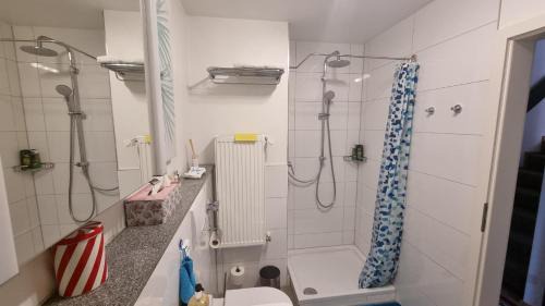 Ulm House | Ferienzimmer bei Thomas - Gemütliches Schlaf- und Wohnzimmer mit modernem Bad