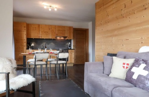 Saint-Pierre-de-Clages Apartment | Ferme de Sandra F2 by Interhome
