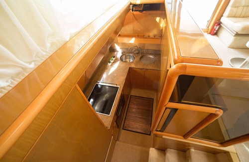 Astypalaia Boat Rental | Ferretti Yacht 19m, a Luxury Accommodation with Astypalea VIP Yachting