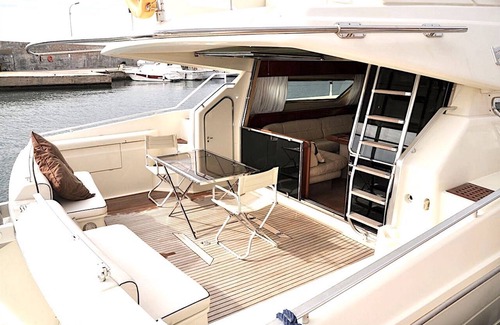 Astypalaia Boat Rental | Ferretti Yacht 19m, a Luxury Accommodation with Astypalea VIP Yachting