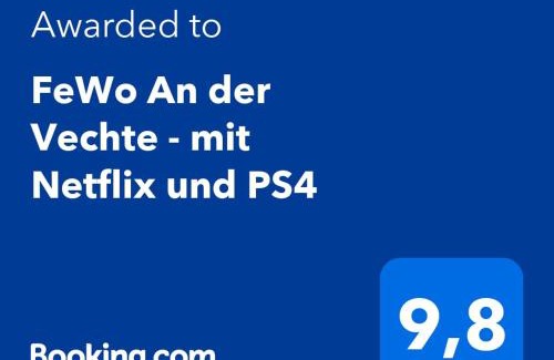 Nordhorn Apartment | FeWo An der Vechte - mit Netflix und PS4