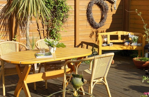 Luessow Apartment | Fewo Malcher - Stralsund - apartment with terrace