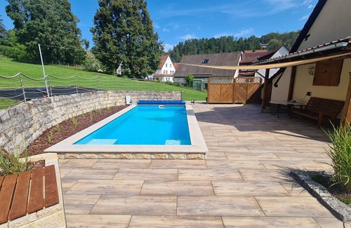 Obertrubach Apartment | FeWo-Trubachtal with pool, playground and archery
