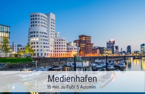 Unterbilk Apartment | Fewokoko-Privat Apartment Zentral Rheinufer Altstadt Messe Landtag Königsallee