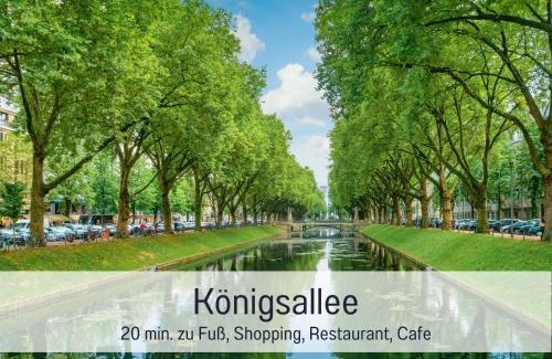 Unterbilk Apartment | Fewokoko-Privat Apartment Zentral Rheinufer Altstadt Messe Landtag Königsallee