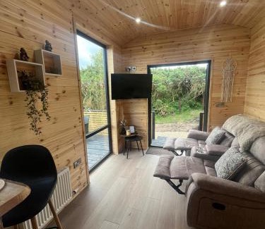 Fivemilebourne Apartment | Fiadh Rua Cabin - with Private Outdoor Hottub