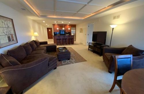 Traverse City House | Fifth floor suite with views from balcony