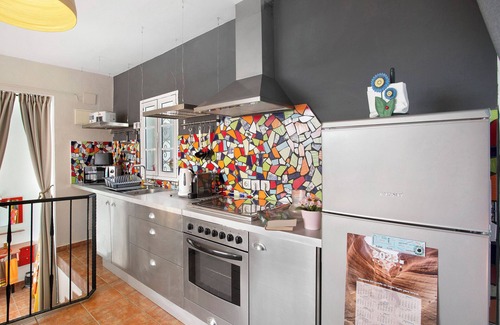 Aguimes Villa | Finca Fani 2 with Sea View, Mountain View, Shared Pool, Terrace & Garden