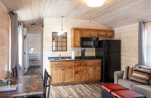 North Sebago Cabin | FINCH - RESORT WITH 12 PROPERTIES. NATURAL POND FOR SWIMMING. CAFE ON SITE.