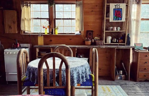 Walden Cabin | Find renewal in a charming off-grid, Vermont cabin with stunning mountain views.