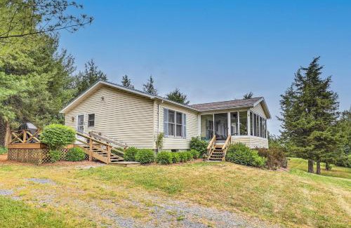 Himrod House | Finger Lakes Retreat with Sunroom, Fire Pit and BBQ!