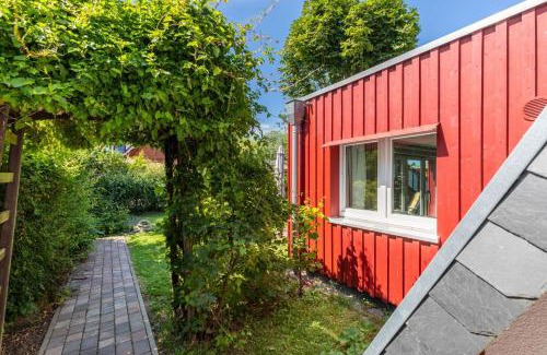 Nienhagen Ski Chalet | Finnhütte mit Kamin und Meerblick - Balkon