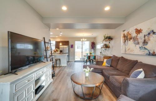 Dupont House | Fire Pit and Shuffleboard Suburban Denver Home