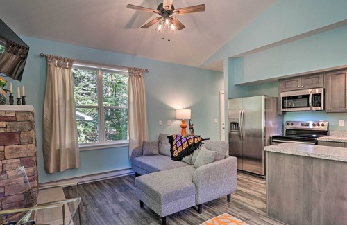 Brodheadsville Cottage | Fire Pit & Creek Access: Poconos Cottage