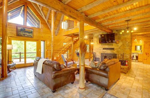 Harrison House | Fire Pit, Game Room and Mtn Views Cabin in Harrison