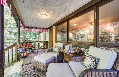 Sylva House | Fire Pit & Mtn Views: North Carolina Abode!