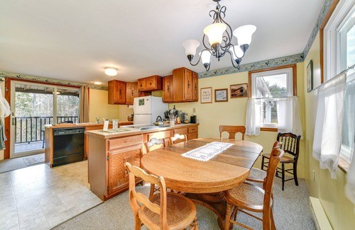 Walton House | Fire Pit & On-Site Pond: Wooded Walton Home!