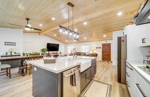 Happy Jack Cabin | Fire Pit + Trail Access: Spacious Happy Jack Cabin