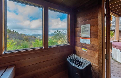 Wolf Laurel Cabin | Firefly Cabin! Hot Tub, Sauna, Wolf Ridge Ski Resort