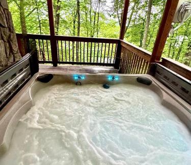 Bryson City House | Firefly Lodge, hot tub, games, mountain views