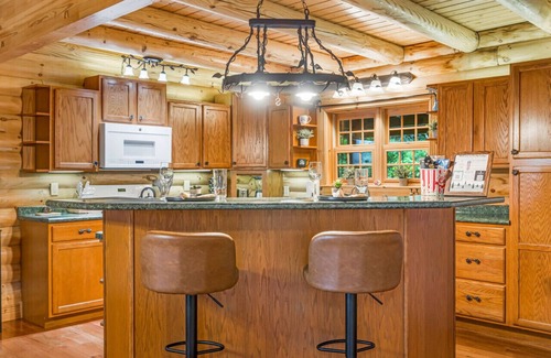 Bryson City Apartment | Firefly Lodge; views, theatre, game room, hot tub