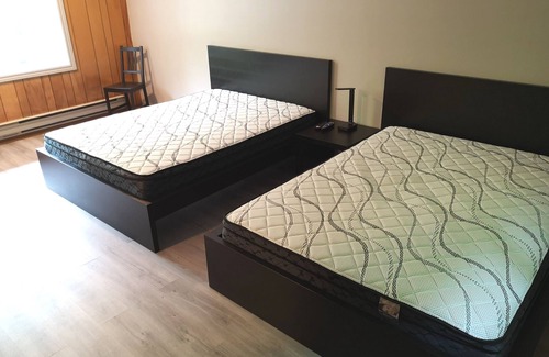 Dorset Cabin | Firehouse lodge Walk out Deck room 5. On 8 Acres, 10 min Walk To The Lake