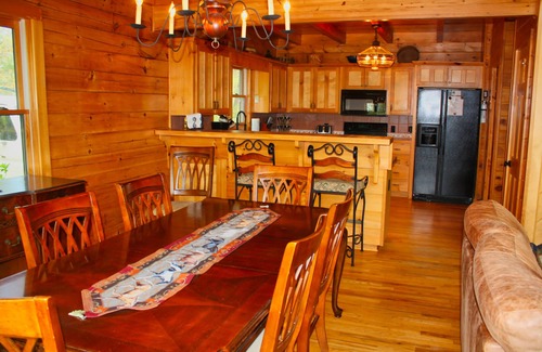 Ferguson Cabin | Fireplace,Log Cabin,Large Deck,Trails, WiFi
