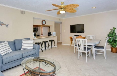 Siesta Key House | Firethorn 232 - 2 Bedroom Condo with Private Beach with lounge chairs & umbrella provided, 2 Poo.